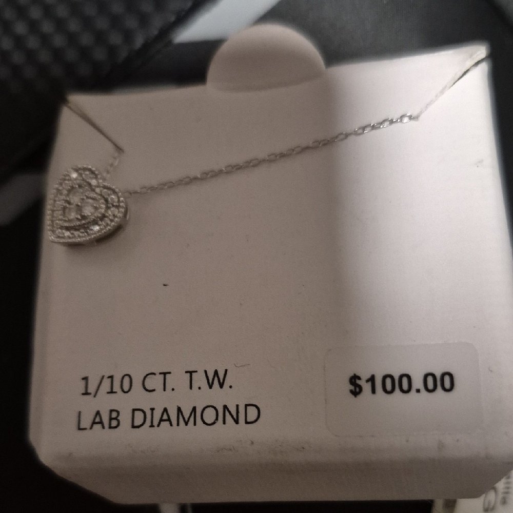 Silver Heart Pendant Necklace